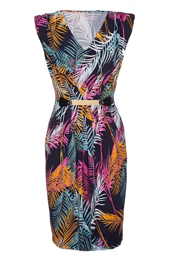 Mela Pink Tropical 'Danielle' Bodycon Dress 4
