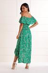 Mela Green Floral 'Hallie' Maxi Dress thumbnail 3