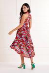 Mela Red Floral High Neck 'Billie' Maxi Dress thumbnail 3