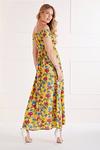 Mela Yellow Floral 'Elodie' Maxi Dress thumbnail 3