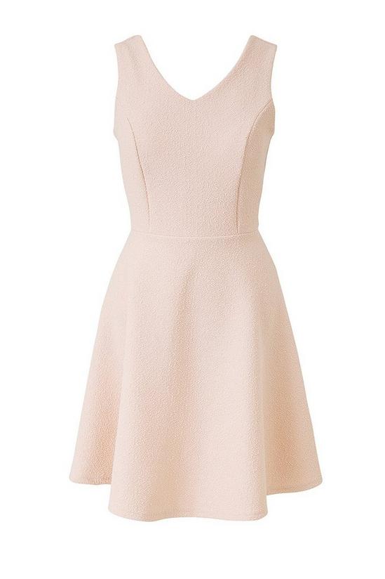 Mela Mela Pink Textured Skater Dress 4