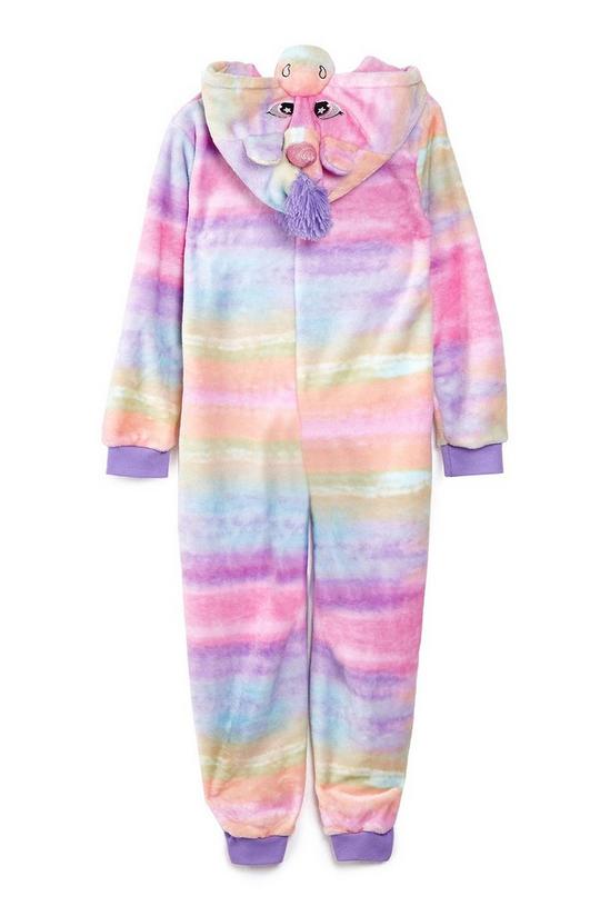 Yumi Multicoloured Rainbow Unicorn Robe 2