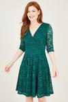 Mela Green Delicate Lace Long Sleeve 'Kenna' Dress thumbnail 2