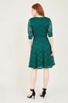 Mela Green Delicate Lace Long Sleeve 'Kenna' Dress thumbnail 3