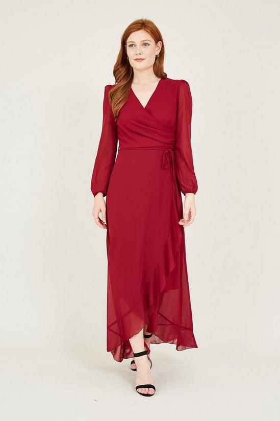 Mela Burgundy 'Kimberley' Maxi Dress 1