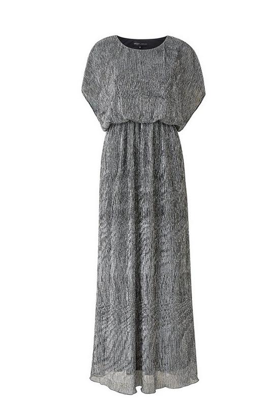 Mela Grey Metallic Maxi Dress 4