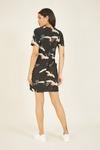 Yumi Black Crane Print 'Lexi' Tunic Dress thumbnail 3