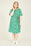 Yumi Curve Floral 'Elodie' Shirt Dress thumbnail 1