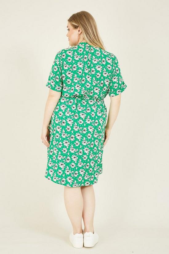 Yumi Curve Floral 'Elodie' Shirt Dress 3