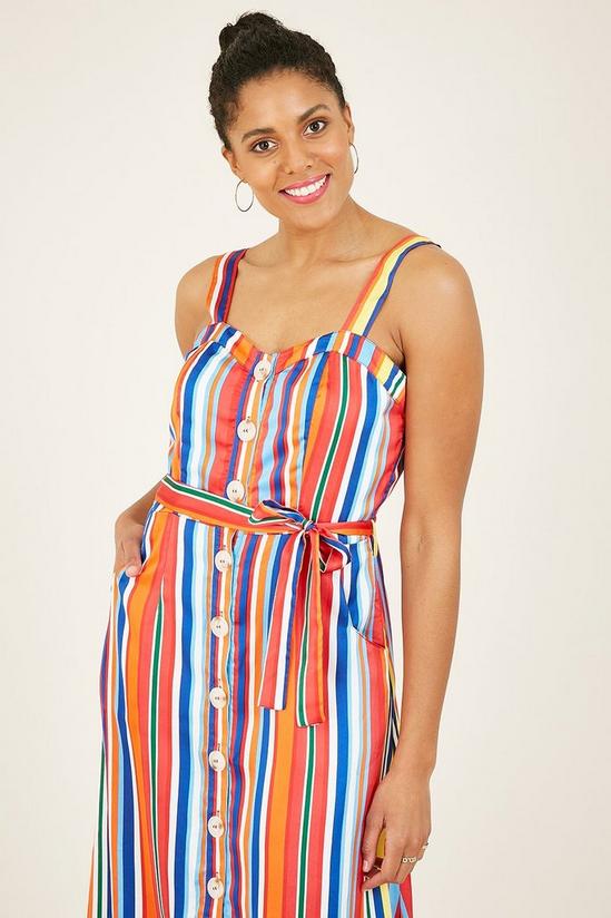 Yumi Rainbow Stripe 'April' Summer Dress 2