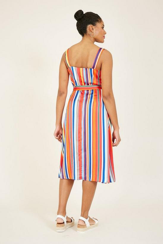 Yumi Rainbow Stripe 'April' Summer Dress 3