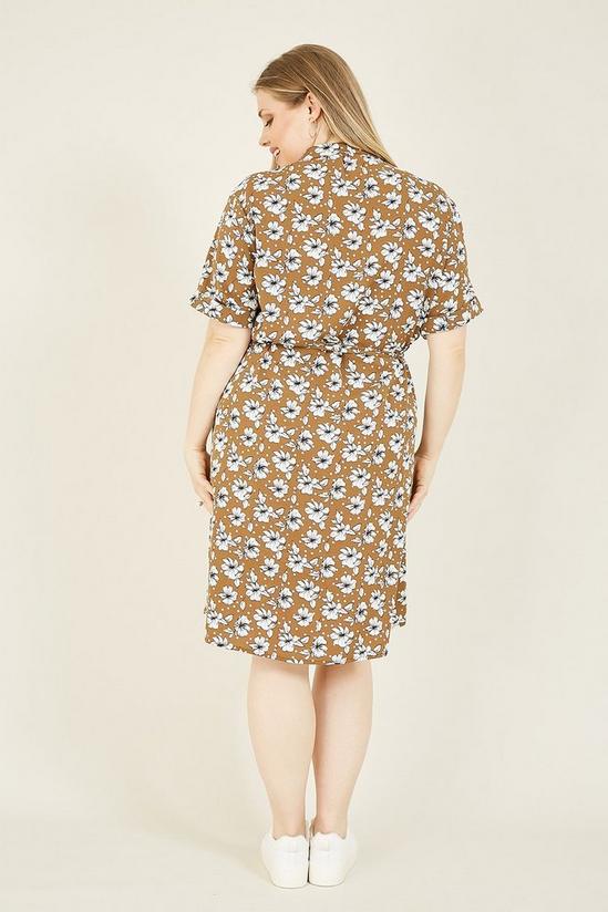 Yumi Curve Floral 'Piper' Shirt Dress 3