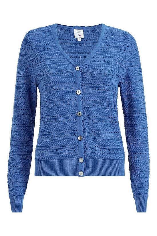Yumi Pointelle Knitted Cardigan 4