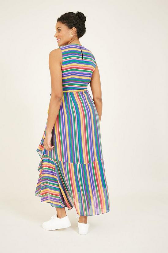 Yumi Rainbow Stripe 'Giovanna' Maxi Dress 3