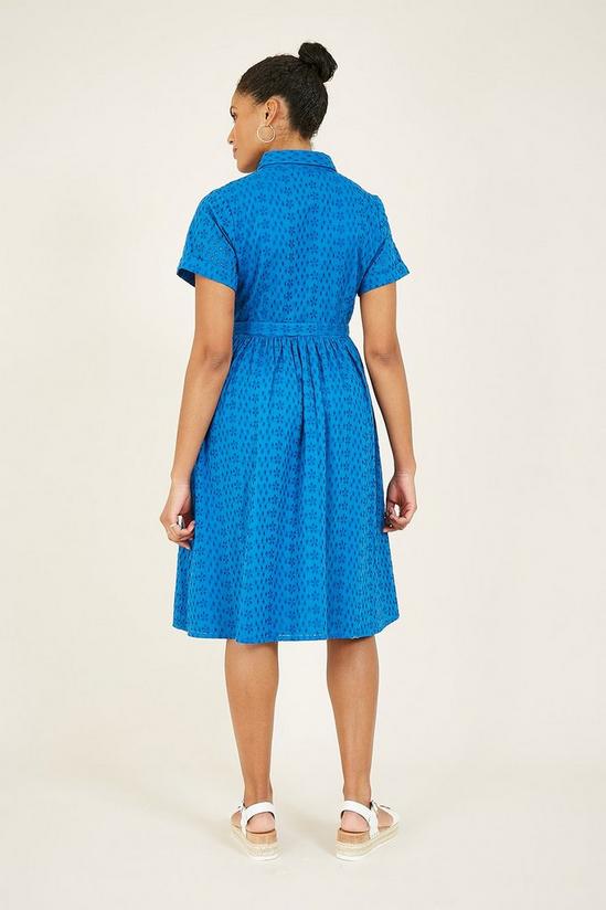 Yumi Broderie Anglaise Cotton 'March' Skater Dress 3