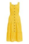 Yumi Cotton Button Up 'Cymone' Broderie Dress thumbnail 4