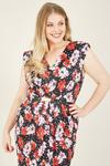 Mela Curve Spotted Floral 'Olivia' Bodycon Dress thumbnail 2