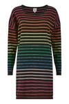 Yumi Multi Coloured Lurex Stripe Knitted 'Trudi' Tunic thumbnail 4