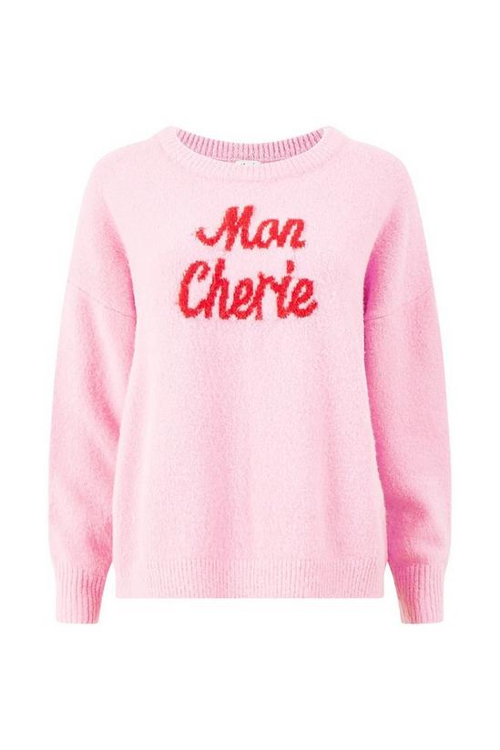 Yumi Mon Cherie Knitted Jumper in Pink 4