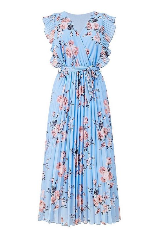 Yumi Yumi Rose Sky Blue Pleated Skirt Dress 4