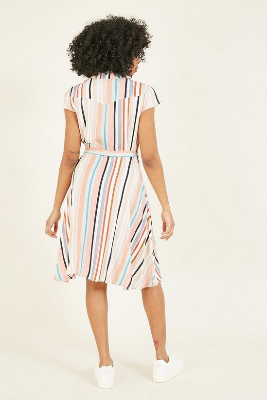 Mela Stripe Shirt 'Frances' Skater Dress 3