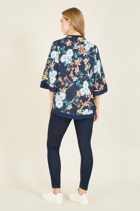 Mela Violet Printed Short 'Babette' Kimono 3