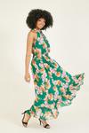 Mela Floral Midi Halter 'Salma' Dress thumbnail 1