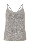 Yumi Silver Sequin 'Corlette' Vest Top thumbnail 4