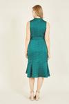 Mela Spotted Wrap Over 'Geri' Midi Dress in Green thumbnail 3