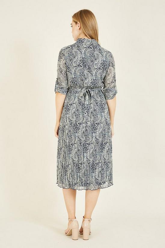 Mela Paisley Floral Pleated 'Lili' Skirt Dress 3