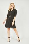 Mela Black Sparkly Shirt Dress thumbnail 2