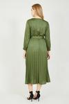 Yumi Green Long Sleeve 'Anita' Wrap Dress thumbnail 3