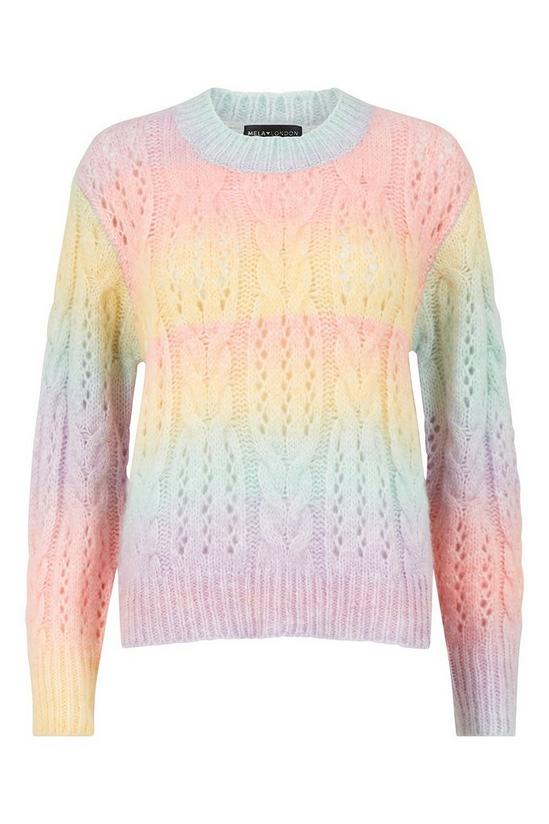 Mela Rainbow Knitted Jumper 2