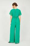 Yumi Green Jumpsuit With Angel Sleeves thumbnail 3