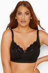 Yours Non-Wired Cotton Bra With Lace Trim thumbnail 1