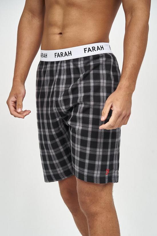 FARAH 'Logar' Cotton Lounge Shorts 1