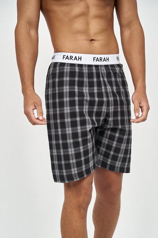 FARAH 'Logar' Cotton Lounge Shorts 3