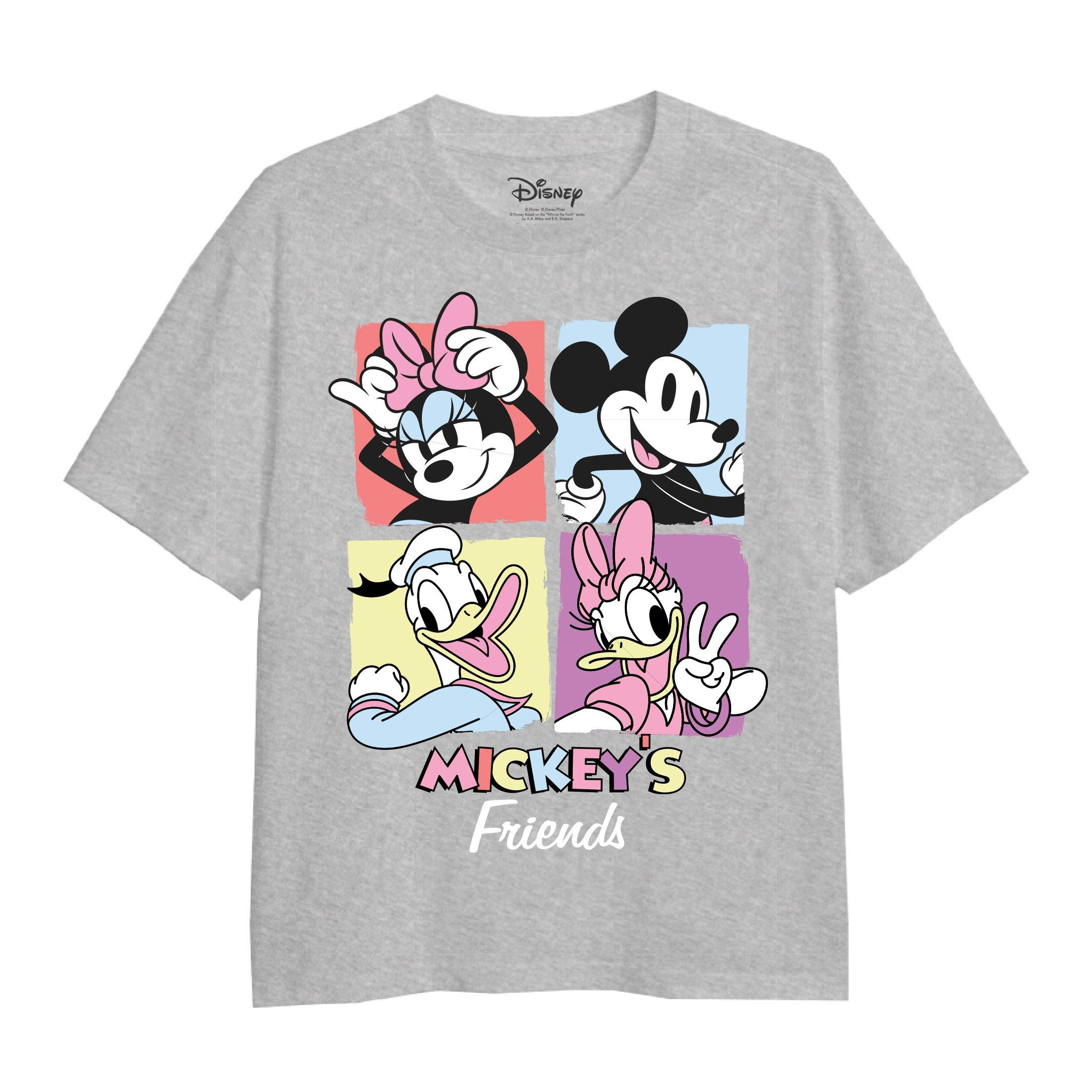 Mickey Mouse Friend Squares T-Shirt