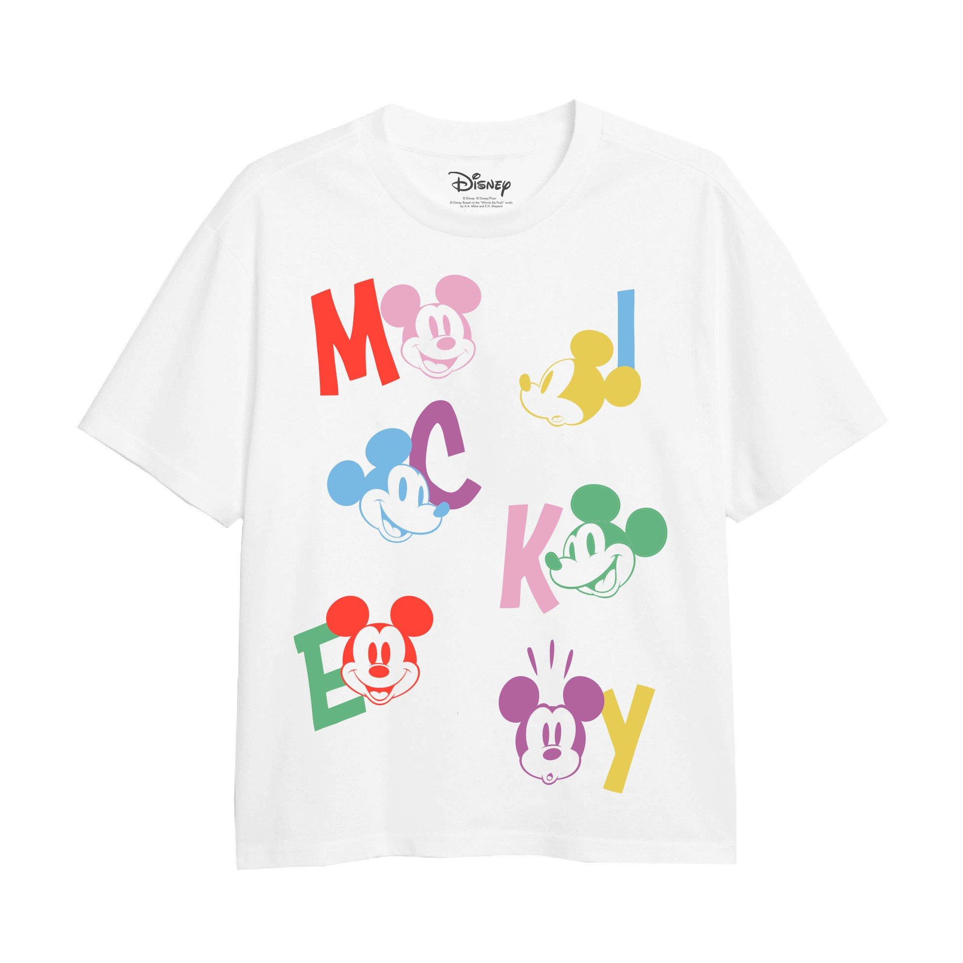 Mickey Mouse Letters T-Shirt