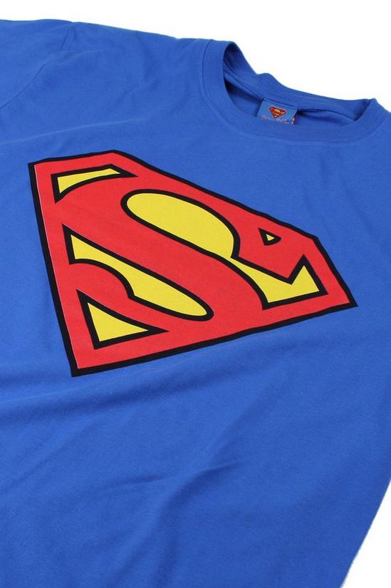 DC Comics Superman Logo Cotton T-Shirt 4