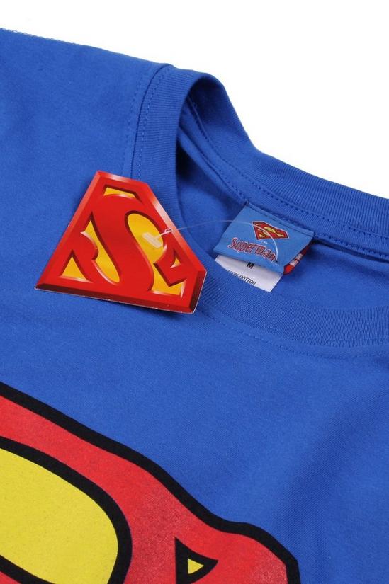 DC Comics Superman Logo Cotton T-Shirt 5
