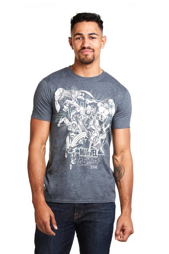 Marvel Band Of Heroes Cotton T-shirt 1