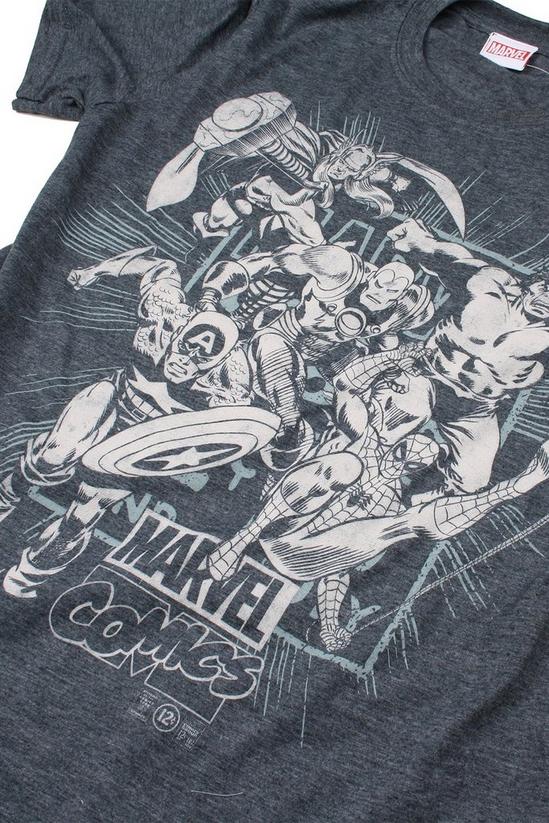 Marvel Band Of Heroes Cotton T-shirt 4