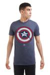 Marvel Captain America Shield Cotton T-Shirt thumbnail 1