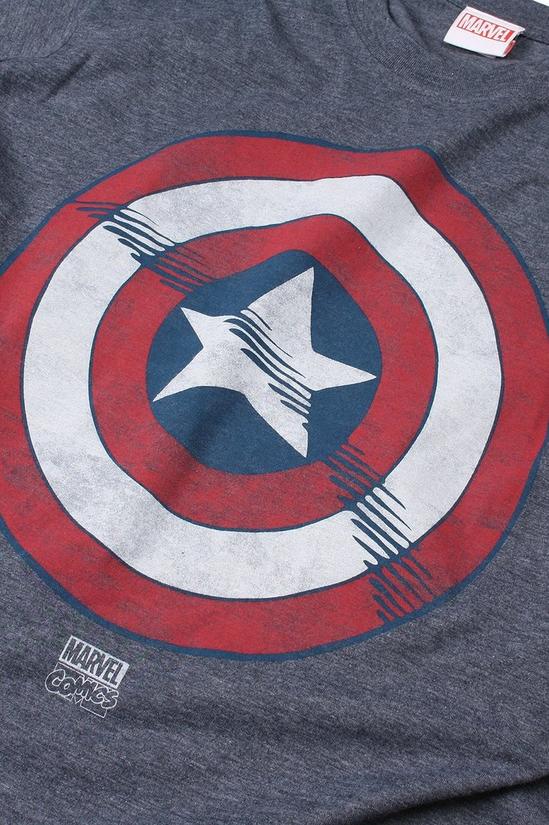 Marvel Captain America Shield Cotton T-Shirt 4