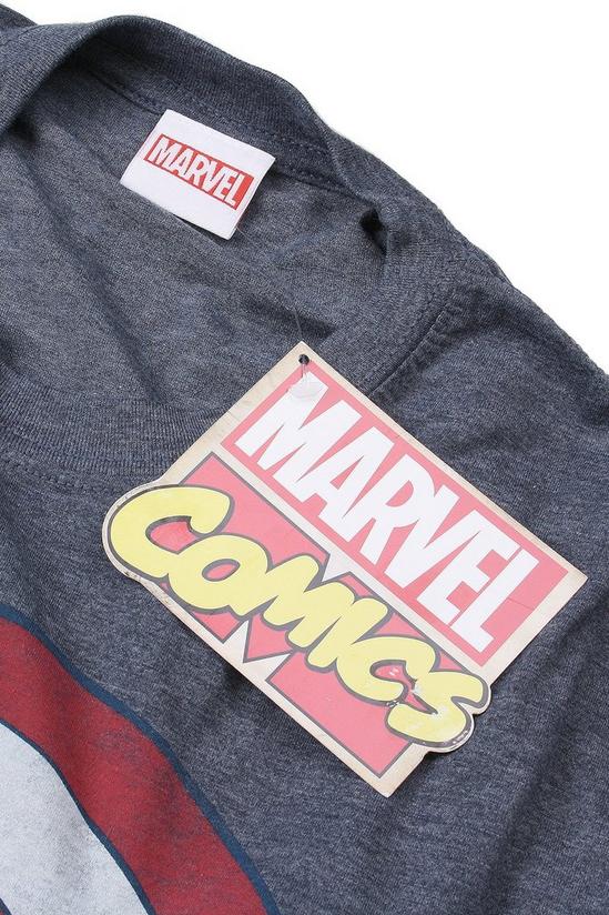 Marvel Captain America Shield Cotton T-Shirt 5