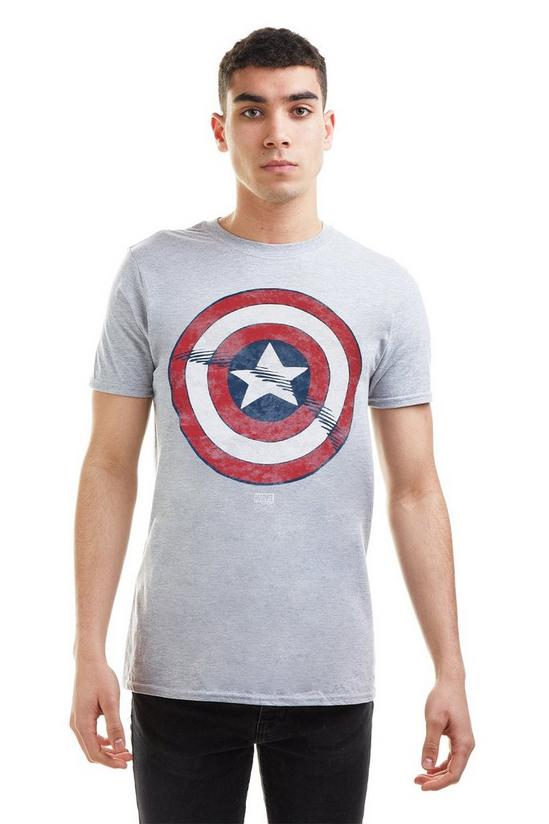 Marvel Captain America Shield Cotton T-shirt 1