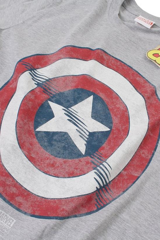 Marvel Captain America Shield Cotton T-shirt 4