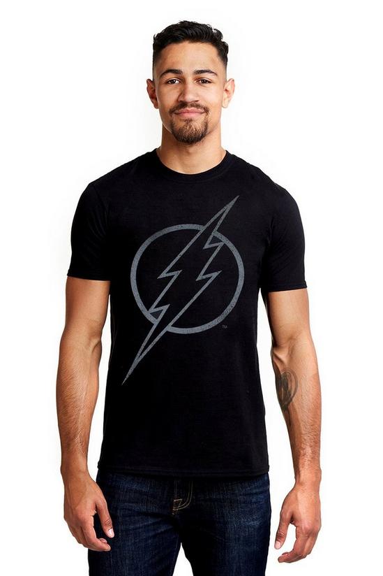 DC Comics Flash Line Logo Cotton -shirt 1