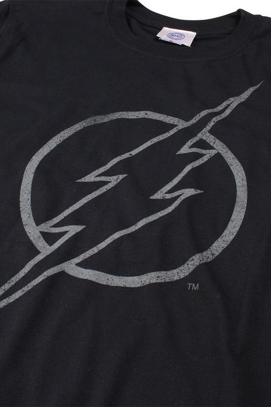 DC Comics Flash Line Logo Cotton -shirt 4
